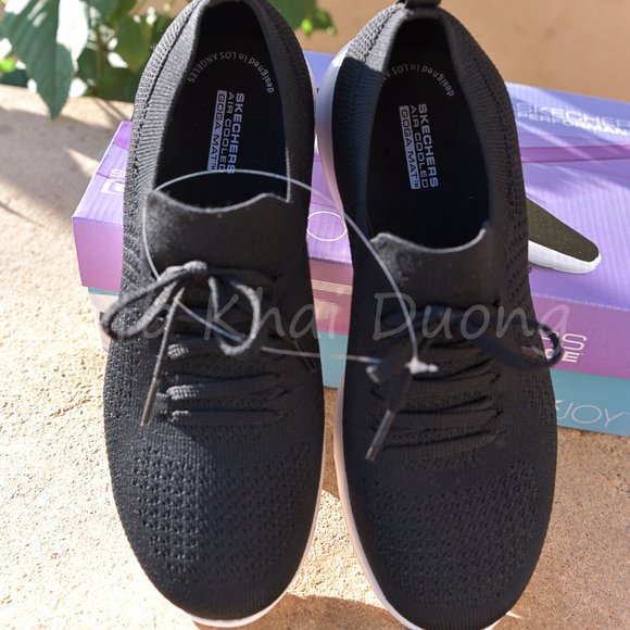 Skechers Ladies' GoWalk Joy  BLACK color - Picture 3 of 9